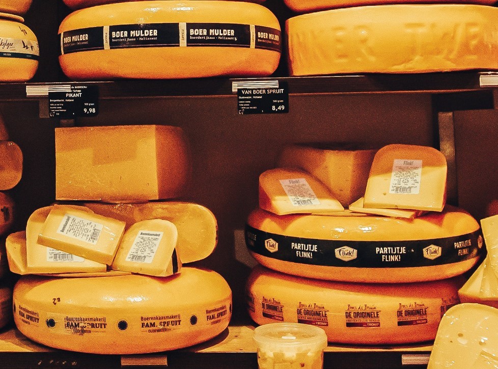 Käsebanderole und Verschlussetiketten